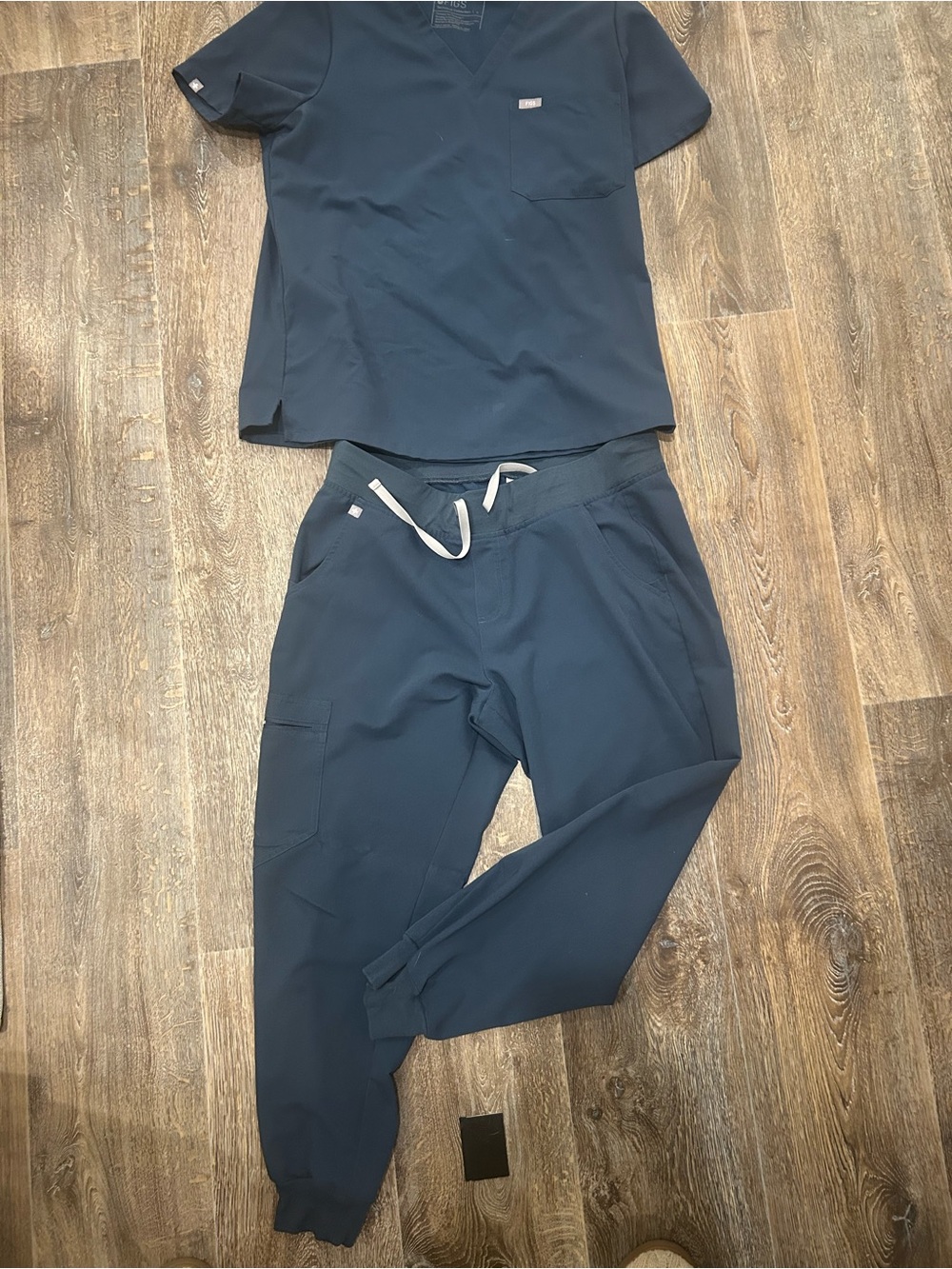 Figs Navy jogger set large petite